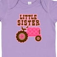 thumbnail image 4 of Inktastic Pink Tractor Little Sister Girls Baby Bodysuit, 4 of 5