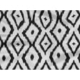 thumbnail image 6 of oneOone Rayon Black Fabric Ikat Dress Material Fabric Print Fabric By The Yard 56 Inch Wide, 6 of 8