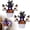 Black1-2pcs, variant on Animated Seesaw Ghost LED Night Light, Plug-in 3D Glowing Lamp with Spooky Tree & Pumpkin Design, Cute Halloween Decor, Ideal Indoor Ornament for Bedroom, Bathroom, Hallway (Black-1pcs)