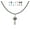 black, gunmetal, aurora borealis (AB), variant on Color Choices Austrian Crystal Teardrop 20 Inch Leather Cord Vintage Style Necklace - Bermuda Blue AB