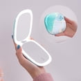 thumbnail image 1 of Espejo de maquillaje Mocado Compact LED Travel con aumento de 10X, 1 of 8