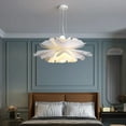 thumbnail image 4 of Arturesthome Nordic Modern Designer White Flower Pendant Light Acrylic Chandelier, 4 of 8