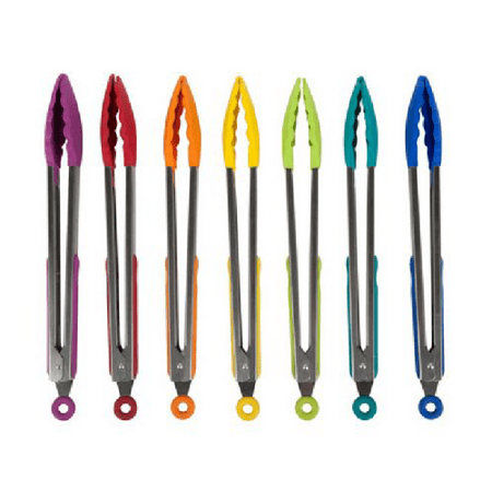 CORE HOME CDU976-TV Large Silicone Tongs Assorted (Best Large Barrel Curling Tongs)