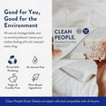thumbnail image 5 of Clean People Fragrance Free Fabric Softener Dryer Sheets - Removes Static Cling - Vegan - 120 Pack, 5 of 9