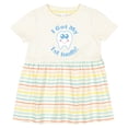thumbnail image 3 of Inktastic I Got My First Tooth Baby Boy Girls Baby Dress, 3 of 5
