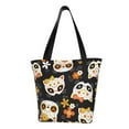 thumbnail image 2 of Kdxio Cat Skulls and Flowers Women Reusable Grocery Bags Foldable Ripstop,Reusable Shopping Bags for Shopping,Gym,Gift, 2 of 7