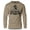 Khaki, variant on GYMISH Gray Beard, Great Bod Lightweight Long Sleeve Hooded T-Shirt for Men – Funny Gym Hoodie, Workout Shirt for Fit Dads & Lifters