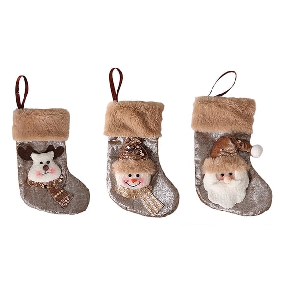 Luolandi Christmas Tree Socks Pendant Christmas Decoration Hanging Decor Christmas Socks