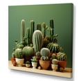 thumbnail image 2 of Designart "Green Stone Cactus Contrast I" Cactus Wall Art Prints, 2 of 7