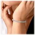 thumbnail image 3 of Silver Tennis Bracelet for Women with 1/8 CT White Diamond Cubic Zirconia, 3 of 11