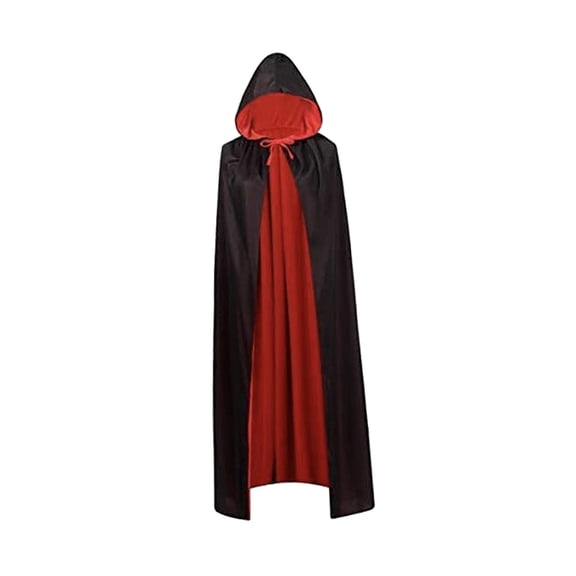 Capa de Halloween Sunnimix Disfraz de Mago con capucha 150cm