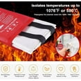 thumbnail image 3 of 10 PACK FIRE BLANKET Fiberglass Hero Emergency Home Retardant Prepared 39''x39'', 3 of 11