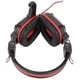 thumbnail image 4 of Auriculares multifuncionales con cancelación de ruido y sonido envolvente 7.1, auriculares para juegos con orejeras de memoria blandas en negro y rojo, 4 of 8
