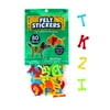 Kids Craft 1.24" Letter & Number Felt Sticker, 80 Piece