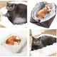 thumbnail image 3 of Cojín suave para gatos, cama para gatos, lavable, 2 en 1, sofá para gatos, manta suave para gatos, para perros pequeños, cojín de peluche para gatos, tamaño de cama de peluche en 60 x 51 cm, gris TUNC Sencillez, 3 of 5