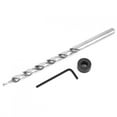 thumbnail image 1 of Juego de brocas helicoidales escalonadas de vástago redondo de 9 mm para taladro de bolsillo, kit de guía con llave, 1 of 8
