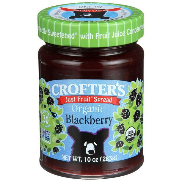 Crofter's - Just Fruit Spread Confiture de mûres