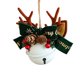 thumbnail image 2 of Colgante Navideño con Forma de Campanas, Astas, Lazo y Piñas | Decoración Metálica Multicolor | 1 Unidad | 11 X 11 X 11 Cm, 2 of 6