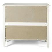 Alaterre Furniture Simplicity Transitional Bookcase for Kids Under Window, White
