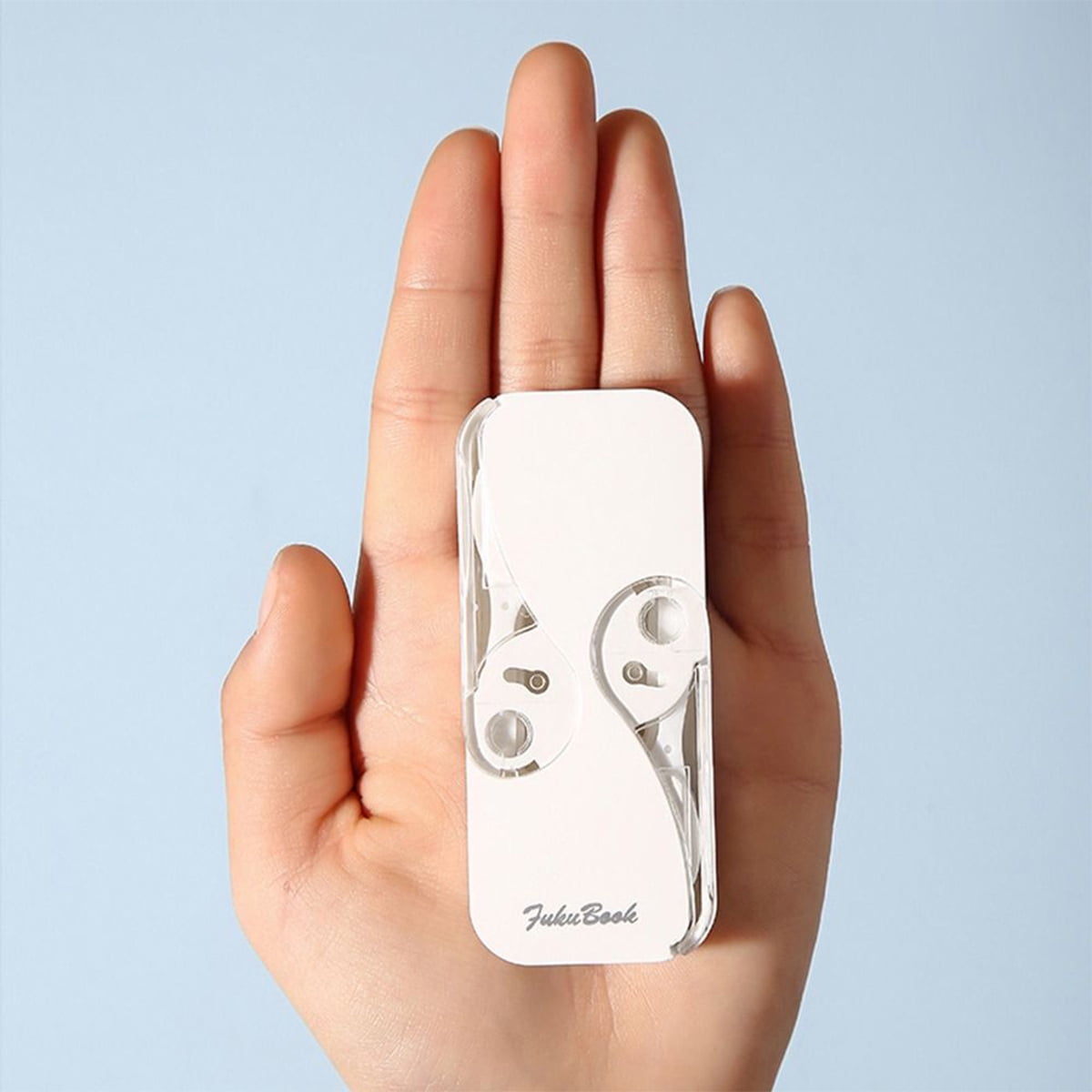 Portable Floss Dispenser with 12 Flosses Popup Automatic Dental Case