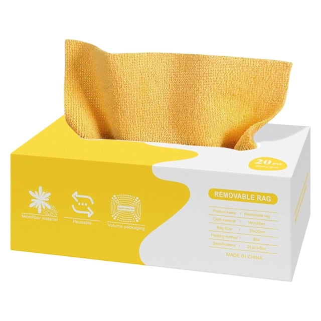 Paños de limpieza de microfibra para tejidos delicados, suaves y no abrasivos; toallas reutilizables para el hogar, la cocina y la limpieza; paquete de 20