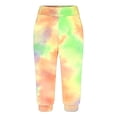 thumbnail image 4 of KyCheLot Womens Trendy Capri Pants Print Mid Waist with Pockets Casual Straight Leg Summer Capris, 4 of 7