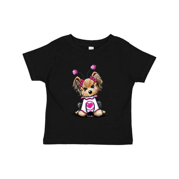 Inktastic Love Bug Yorkie Boys or Girls Toddler T-Shirt