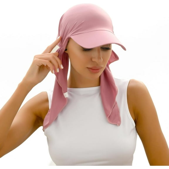 YooGuoGuo Women Peaked Chemo Cap Sun Protection Baseball Cap Newsboy Hat Elastic Soft Pre Tied Headscarf Hair Loss Turbans