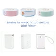 thumbnail image 2 of Yeacher Niimbot Thermal Label Paper for D11/D110/D101 Label Printer Barcode Price Size Name Blank Labels, 2 of 8
