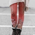 thumbnail image 2 of Compression Socks for Women Slim Printed Fashion Casual Fall Winter Soft Mens Socks Red 2XL, 2 of 4