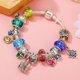 thumbnail image 3 of Disney-pulsera colgante de Aladdín para mujer, Scarab de Anime, alfombra mágica, atrapasueños, Genie de la lámpara, bisutería de cuentas de jazmín, 3 of 5
