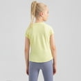 thumbnail image 6 of GYRATEDREAM Girls Short Sleeve Dry-Fit Crew Neck Active Athletic Performance T-Shirt for Kids 5-12 Years, 6 of 9