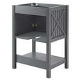 thumbnail image 6 of Steam 23" Bathroom Vanity Cabinet (Sink Basin Not Included) Gray, 6 of 8