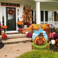 thumbnail image 6 of Happy Thanksgiving Day House Flag Turkey Happy Thanskgiving House Flags - 28x40in Cute Thanksgiving Day Cartoon Versatile Camping Flag - for Garden Home Front Door Porch Patio, 6 of 6