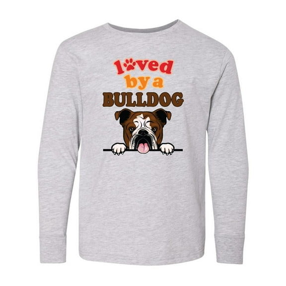 Inktastic English Bulldog Dog Long Sleeve Youth T-Shirt