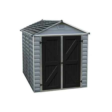 6X8 Skylight Shed - Gray - Palram