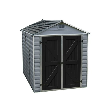 Palram - Canopia HG9608GY SkyLight Storage Shed - 6 x 8 ft. - Gray