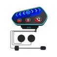 thumbnail image 1 of Casco de motocicleta Auriculares BT5.0 Auriculares de motocicleta Auriculares de música inalámbricos con, 1 of 8