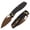 Black, variant on Tenable Heron Folding knife,Water Ripple Damascus,Beadblasted Aluminum Handle,Johan Jordaan Designers,B2124V3