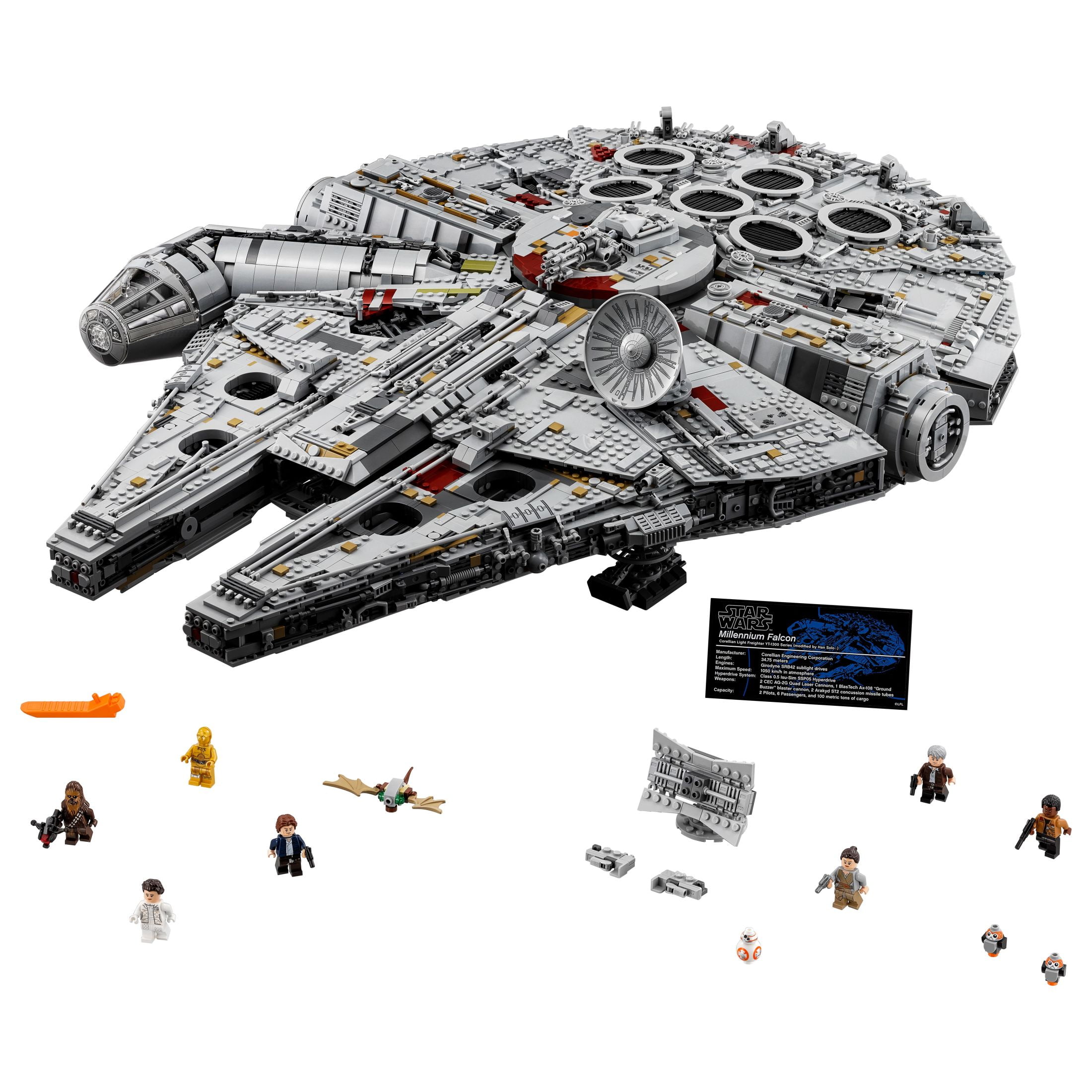 LEGO Star Wars Millennium Falcon - Building Set for Adults Ages 16