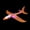Orange, variant on LED Foam Throwing Glider Light Up Hand Launch Airplane, DIY Assembly Glowing Flight Toy for Outdoor Flying and Night Time Adventures, Fun Glider for Park and Backyard Play