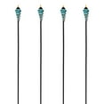 thumbnail image 6 of Sunnydaze Swirled Blue Glass 2-in-1 Deck/Lawn Torch Set with Adjustable Height (4-Count), 6 of 8