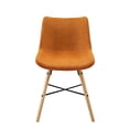 Manor Park Mid Century Modern Dining Chair, set of 2 - Orange - Walmart.com