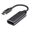 thumbnail image 2 of Adaptador de interfaz multimedia tipo C a HD 4K 10 Gbps USB 3.1 Cable de interfaz multimedia tipo C a HD negro de 7,1 pulgadas, 2 of 12