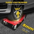 thumbnail image 3 of Car Dolly Set of 4, 6000 lbs/2722 kg Capacity Wheel Dolly, Heavy Duty Car Tire Dolly Wheels Cart Moving Cars, Heavy Duty Vehicle Dolly with 360° Rotational Wheel, Makes Moving A Ca, 3 of 7