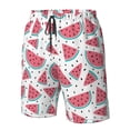 thumbnail image 5 of Kdxio Watermelon Pattern Mens Casual Shorts - Drawstring Summer Beach Sports Shorts for Men, 5 of 9