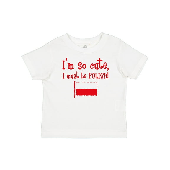Inktastic So Cute Polish Boys or Girls Toddler T-Shirt
