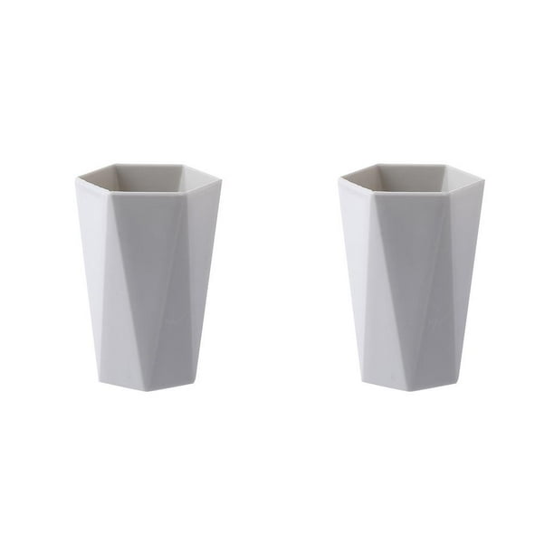 Cateissary Taza de dientes Hi.FANCY Taza de dientes de pareja de plástico de baño antideslizante Type1 NO1