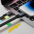 thumbnail image 4 of Xiwai 0.2M USB4 Cable 20Gbps Flat Slim FPC Cable with 100W and 8K@60Hz 5K@60Hz USB4.0 Compatible with Thunderbolt3/4, 4 of 5