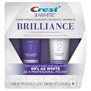 Crest 3d White Brilliance Two Step Toothpaste 4 0 Oz And 2 3 Oz Walmart Com Walmart Com